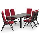 Comfort Garden Grupp Monaco 152/210x92cm (inkl. 6st Positionsstolar)