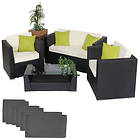 TecTake Grupp München 99x49cm (incl. Sofa, 2  Armchairs)