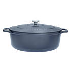 Chasseur Classique Oval Cast Iron Casserole 29cm 4.5L (Metal knob)