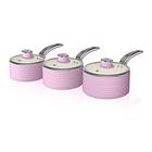 Swan Retro Saucepan Set 3 pcs