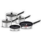 Tefal Emotion Stainless Steel Pot Set 5 pcs