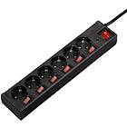 Hama 6-Way 7xSwitch 1,4m
