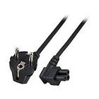 MicroConnect CEE 7/7 - IEC C5 (2x angled) 5m