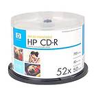 HP CD-R 700MB 52x 50-pack Cakebox Inkjet