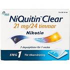 NiQuitin Clear Transdermal Patch 21mg/24h 7pcs