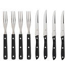 Gense Old Farmer Black Barbecue Cutlery Set 8 pcs