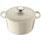 Le Creuset Gjutjärnsgryta Rund 24cm 5L (Metallknopp)