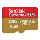 SanDisk Extreme Plus microSDXC Class 10 UHS-I U3 V30 A1 128GB