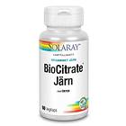 Solaray BioCitrate Järn 60 Capsules