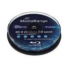 MediaRange BD-R 25GB 6x 10-pack Spindel