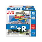 JVC DVD+R 4.7GB 16x 10-pack Slim Case