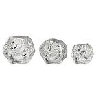 Kosta Boda Snöboll Ljuslykta 105x90mm 3-pack