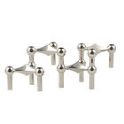 Stoff Nagel Lysestake 102x65mm 4-pack