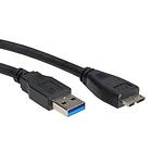 Roline USB A - USB Micro-B 3.0 0,8m