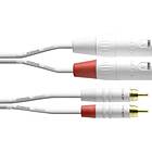Cordial CFU Snow 2RCA - 2RCA M-F 1,5m