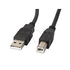 Lanberg Ferrite USB A - USB B 2.0 1,8m