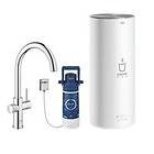 Grohe Red Duo Kjøkkenbatteri 30079001 (Krom)