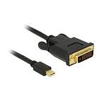 DeLock Passive DVI-D Dual Link - DisplayPort Mini 3m
