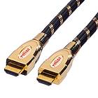 Roline Gold 18Gbps HDMI - HDMI High Speed with Ethernet 1m