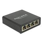 DeLock USB 3.0 4x Gigabit LAN Adapter (62966)