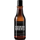 Redken Brews Mens 3in1 Shampoo Conditioner & Body Wash 300ml