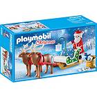 Playmobil Christmas 9496 Santa's Sleigh With Reindeer