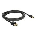 DeLock 32.4Gbps DisplayPort - DisplayPort Mini 2m
