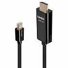Lindy Active 18Gbps HDMI - DisplayPort Mini 0.5m
