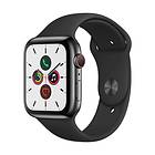 Apple Watch Series 5 4G 44mm Stainless Steel with Sport Band