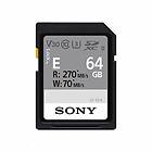 Sony SDXC Class 10 UHS-II U3 V60 270/120MB/s 64GB