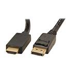 NÖRDIC 10,8Gbps HDMI - DisplayPort 2m