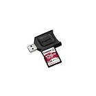Kingston Canvas React Plus SDXC Class 10 UHS-II U3 V90 300/260MB/s 128GB