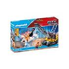 Playmobil City Action 70442 Cable Excavator With Building Section