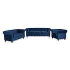 Trademax Chesterfield Lyx (3-seater + 2-seater + Armchair)