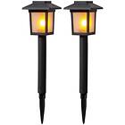 Star Trading Solar Bollard Flame Mini 2-pack