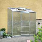 Halls Altan Väggväxthus 1,3m² 3-section (Aluminium/Polykarbonat)