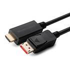 MicroConnect 4K HDMI - DisplayPort 1.5m