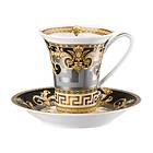 Rosenthal Versace Prestige Gala Kaffekopp med asjett 18cl