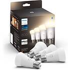 Philips Hue White LED E27 A60 2700K 800lm 9W 4-pack