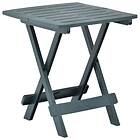 vidaXL Folding Garden Table Green 45x43x50 cm Plastic