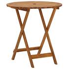 vidaXL Folding Garden Table 70 cm Solid Acacia Wood