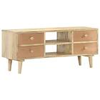 vidaXL TV Cabinet 110x30x45 cm Solid Mango Wood