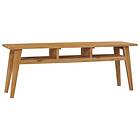 vidaXL TV Cabinet 120x35x45 cm Solid Teak Wood