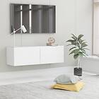 vidaXL TV Cabinet White 100x30x30 cm Chipboard