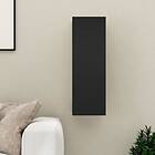 vidaXL TV Cabinet Black 30.5x30x90 cm Chipboard