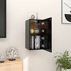 vidaXL Wall Mounted TV Cabinets 2 pcs Black 30.5x30x30 cm