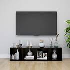 vidaXL TV Cabinets 4 pcs Black 37x35x37 cm Chipboard