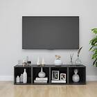 vidaXL TV Cabinets 4 pcs High Gloss Grey 37x35x37 cm Chipboard