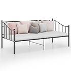 vidaXL Sofa Bed Frame Black Metal 90x200 cm