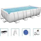 Bestway Power Steel Rectangular Pool Set 549x274x122cm